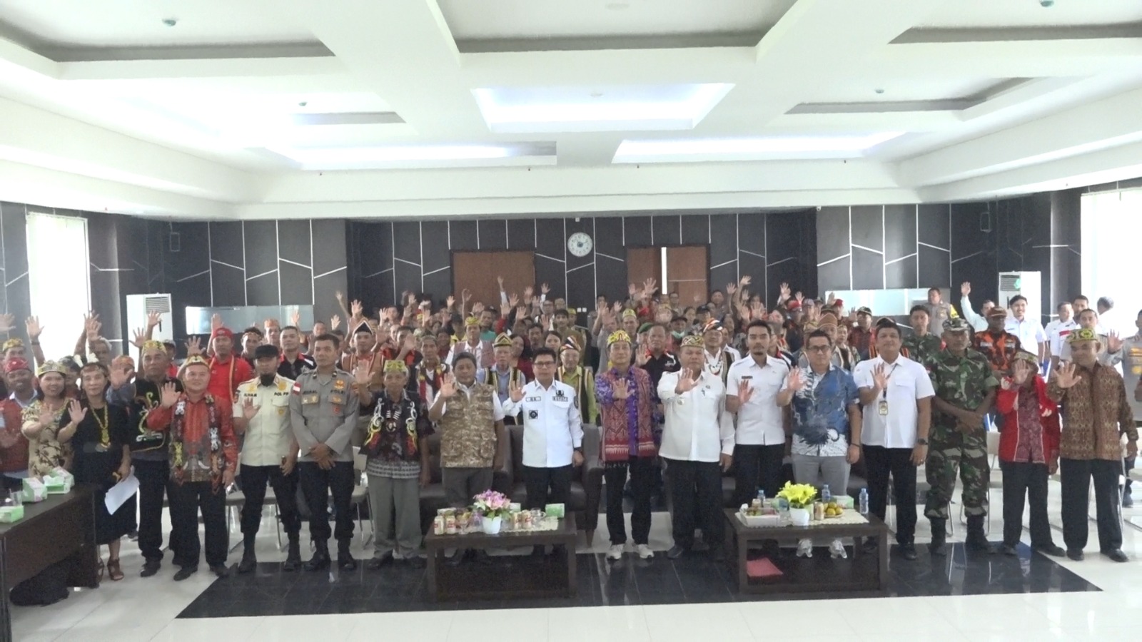 SAKSIKAN PELANTIKAN, BUPATI SATONO PUJI KUALITAS PENGURUS SDM DAD SAJINGAN BESAR