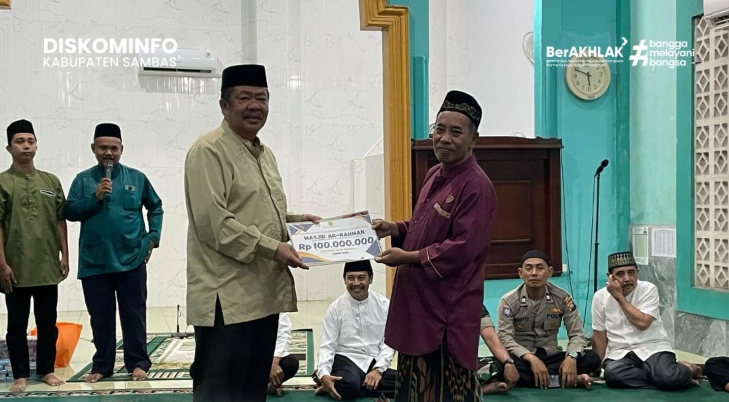 Tim Safari Ramadan Sambas Sambangi Desa Sungai Nyirih, Sekda Soroti Potensi Pertanian dan Perikanan