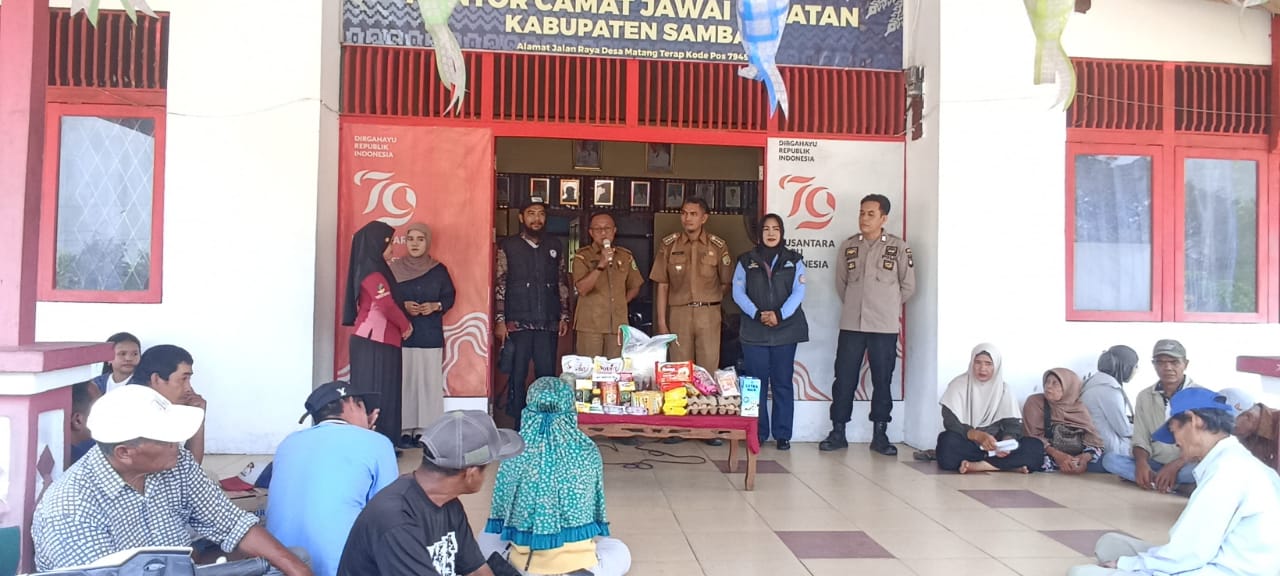 Penyaluran ATENSI Kemensos RI di Sambas Lancar