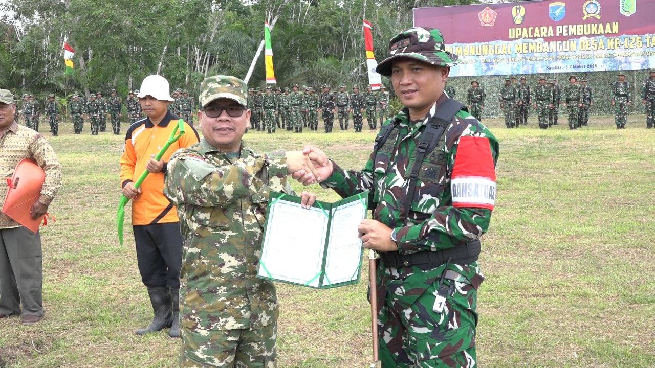 BUPATI SATONO BUKA TMMD DESA KE 126 TAHUN 2025 DI RATU SEPUDAK