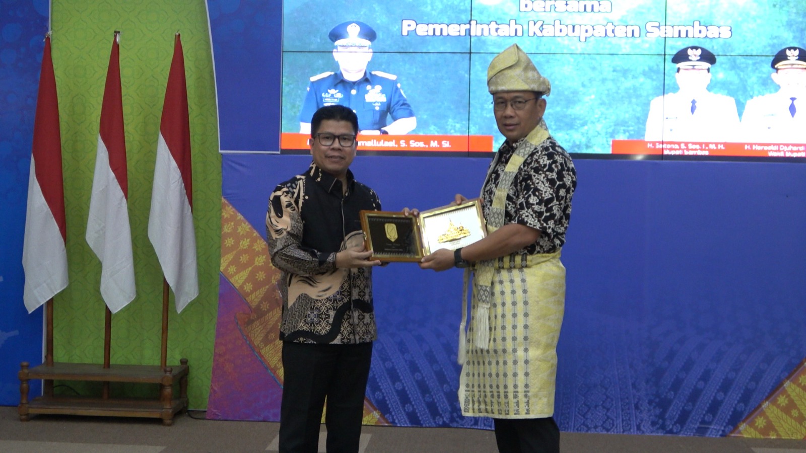 Bupati Sambas Sambut Hangat Kunjungan Kunker Pangdam XII/Tanjungpura