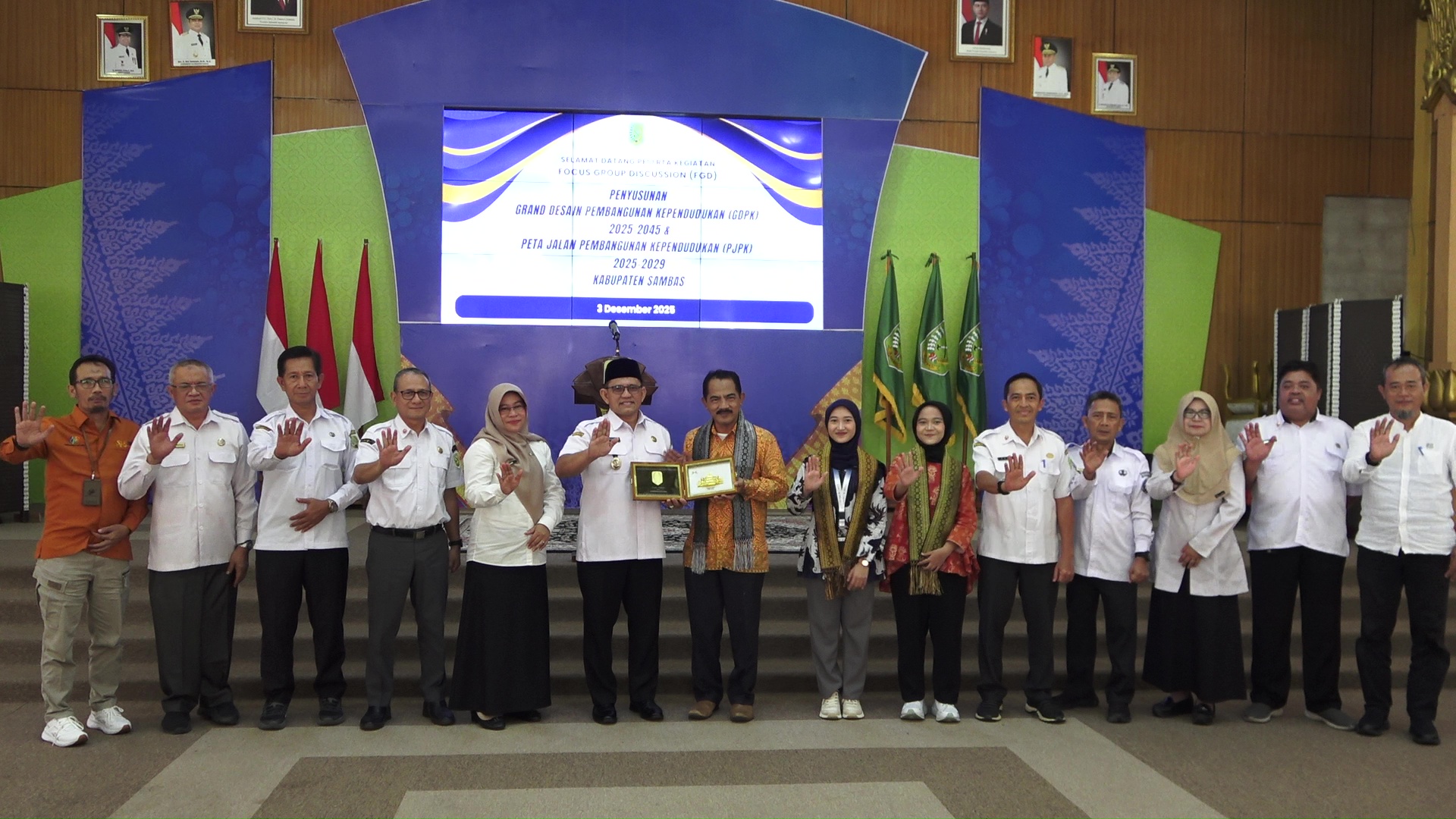 Pemerintah Daerah Kabupaten Sambas Gelar FGD Penyusunan Grand Design Pembangunan Kependudukan 2025–2045