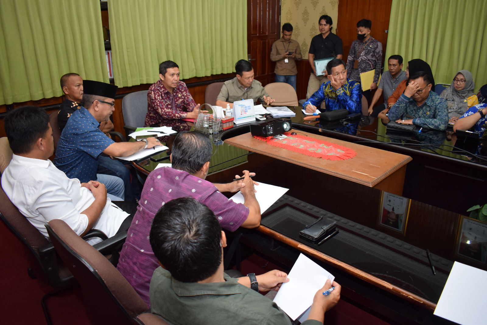 Kunjungi Biro Pem, Tindak Lanjut Pembahasan LKPJ