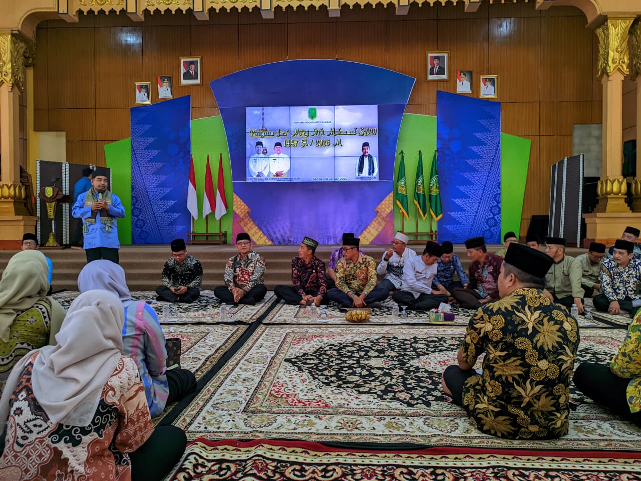 PEMKAB SAMBAS GELAR PERINGATAN ISRA’ MI’RAJ 1447 H, PERKUAT NILAI IMAN DAN ETOS PELAYANAN