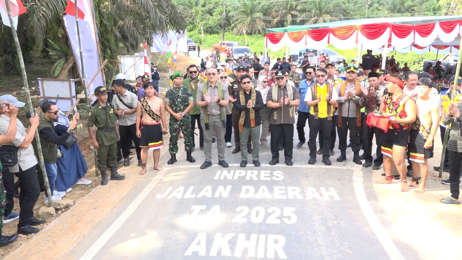 JALAN INPRES SUNGAI SAPAK–SEPANDAK DIRESMIKAN, BUPATI SATONO: PERKUAT AKSES DAN DISTRIBUSI HASIL PERTANIAN