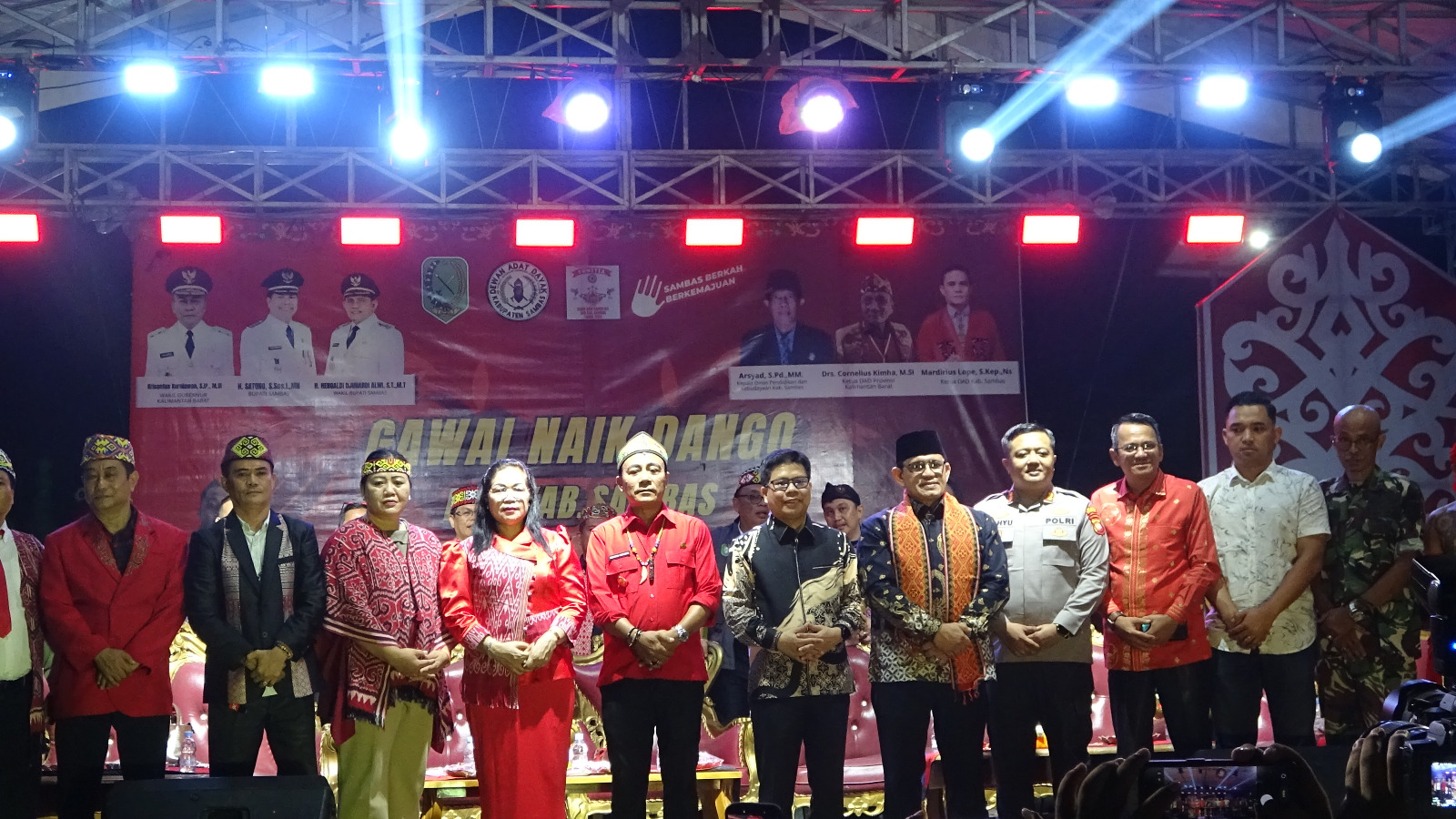 Satono-Heroaldi Dampingi Wagub Kalbar Tutup Naik Dango XIX, Dorong Pelestarian Budaya dan Penguatan Ekonomi Rakyat